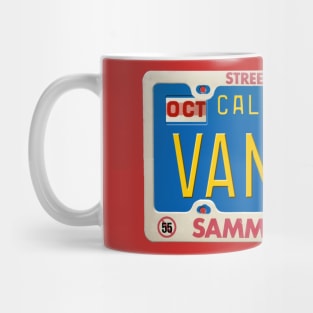 Sammy Hagar - Van Hagar License Plate Mug